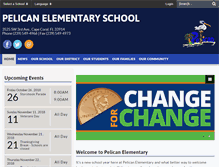 Tablet Screenshot of pel.leeschools.net